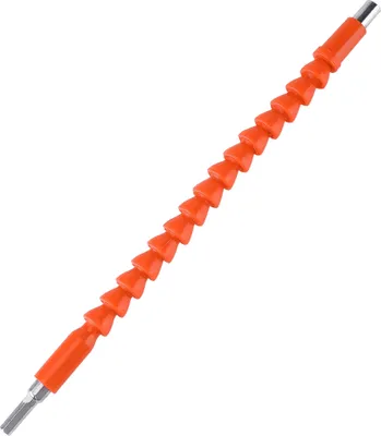 Image de Embouts à tige flexible 1/4" Hex Shank Extention Screwdriver Bit Holder Connect Link (orange)