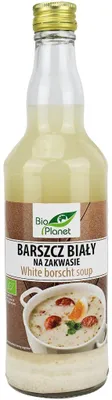 BARSZCZ BIAŁY NA ZAKWASIE NIEPASTERYZOWANY BIO 500 ml - BIO PLANET