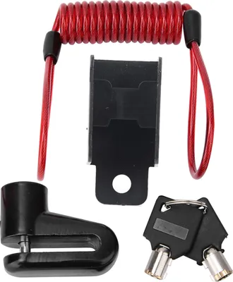 Image de Antivol noir pour frein à disque avec câble de rappel pour scooter électrique Xiaomi Mijia M365
