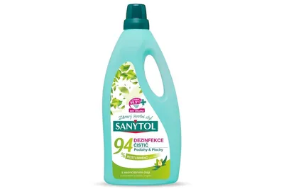 Zdjęcie produktu dla Prostředek čisticí Sanytol, univerzální, na podlahy 94 % rostlinného původu, 1 l