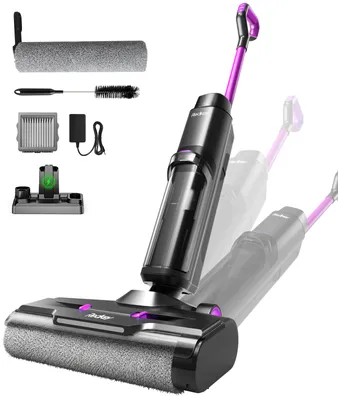 Produktbild von Redkey W15 2.0 Nass-Trockensauger 3-in-1,26000Pa, 75 Min Laufzeit,Selbstreinigender Mopp-Staubsauger, Kantenreinigung＜1 mm,910 ML Frischwassertank