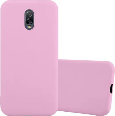 Produktbild von Cadorabo Hülle für Samsung Galaxy J7 PLUS / C8 Schutzhülle in Rosa Handyhülle TPU Silikon Etui Case Cover