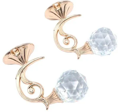 Immagine prodotto di Supporti in metallo a forma di cono, stile retrò, confezione da 2, lega di zinco, 6,6 x 4,6 cm