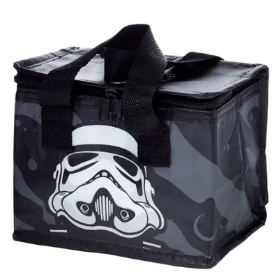 Produktbild von Die originale Stormtrooper-Lunchtasche aus schwarzem Rpet mit robuster Kühltasche