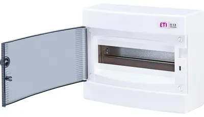 Zdjęcie produktu dla Skrzynka bezpiecznikowa Skrzynka rozdzielcza IP40 Rozdzielnica natynkowa Mała rozdzielnica ECT12PT