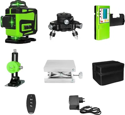Obrázok produktu pre Laserová vodováha so zeleným lúčom, diaľkové ovládanie, IE16C BL12 DC11G