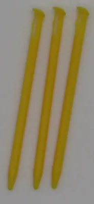 Produktbild von Ersatzstifte für New Nintendo 3DS NEU Touch Pen Stylus Drittanbieter Eingabestifte 3x Gelb