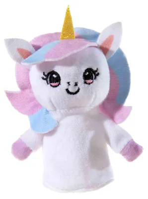 Produktbild von Heunec FINGERPUPPE Einhorn Größe 10 cm