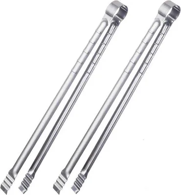 Produktbild von 2-teiliges Grillset - 45 cm rostfreier Grilltang für Kochen und Grillen