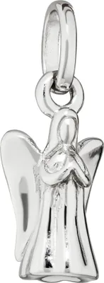 Produktbild von NKlaus Kettenanhänger Schutzengel 925 Silber rhodiniert 13x6mm Amulett Talisman 15387