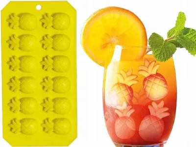 Imagen del producto de Molde de hielo con forma de calabaza para Halloween, decoración para fiestas, cocina de otoño, diseño innovador, formas creativas de calabaza, motivos de Halloween originales, creaciones de hielo