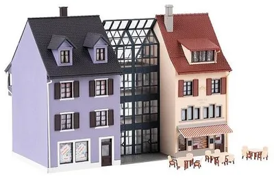 Produktbild von Faller Bausatz H0 130707 Kleinstadthäuserzeile Wohnhaus Stadthaus 1:87