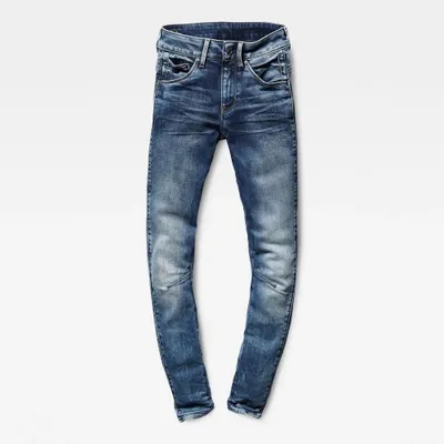 Produktbild von G-star Arc 3d Mid Waist Skinny Jeans Blau 25 / 28 Damen Blau 25