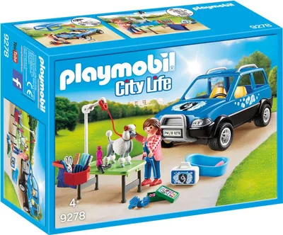 Produktbild von PLAYMOBIL 9278 Mobiler Hundesalon