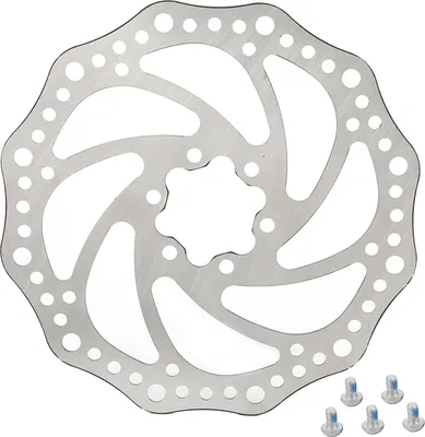 Zdjęcie produktu dla Fahrradscheibenbremse -Legierung Stahl 160 mm -Gewinde -Hubs Fahrradrotorzubehör für Bergfaltebikes