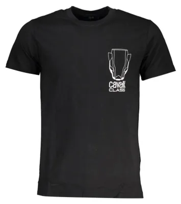 Produktbild von Stilvolles Kurzarm Herren T-Shirt Schwarz mit Rundhals und Druck