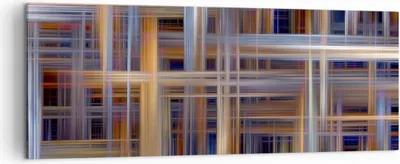 Produktbild von Bild auf Leinwand - Leinwandbild - Abstraktion modern - 140x50cm - Wand Bild - Wanddeko - Leinwanddruck - Bilder - Kunstdruck - Wanddekoration - Leinwand bilder - Wandkunst - AB140x50-3430
