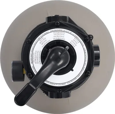 Immagine prodotto di Filtro a Sabbia per Piscine Valvola a 4 Posizioni Grigio 350 mm