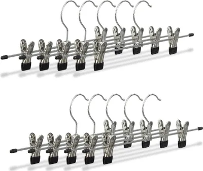 Image de Cintres à pantalons en métal Paquets de 10 et 20