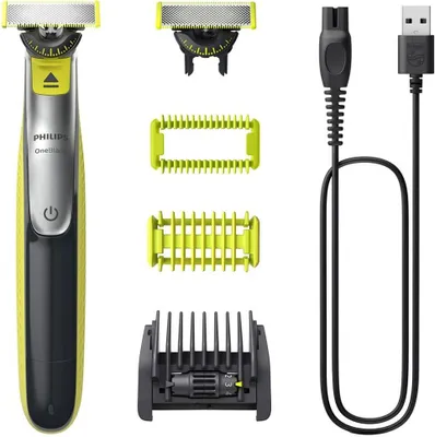 Produktbild von Philips | Elektrischer Rasierer - OneBlade QP2834/23 - Schwarz - Wasserdicht - Präzises Grooming - 5 in 1