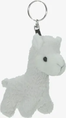 Produktbild von Schlüsselanhänger Plüschtier Alpaka, beige, 11cm Kuscheltiere Stofftiere Schlüsselring Lama