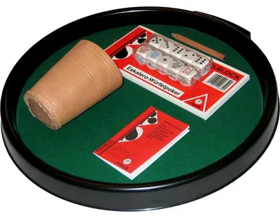 Produktbild von Piatnik, Pokergarnitur mit Würfeltasse, MEHRFARBIG, 7 Teile, 296871