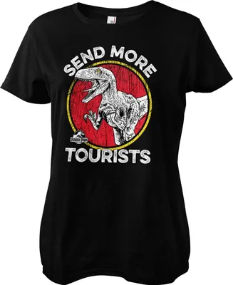 Immagine prodotto di Jurassic Park - Maglietta femminile "Send More Tourists" - X-Large - Nero