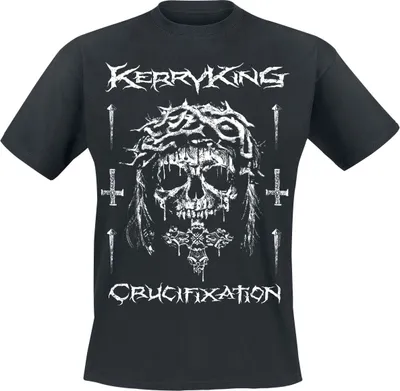 Produktbild von Kerry King T-Shirt Herren Crucifixion schwarz M