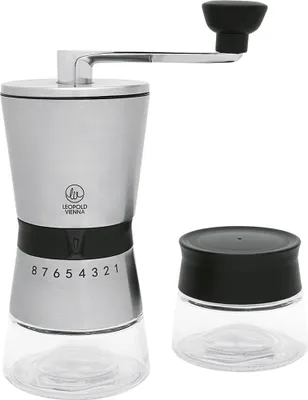 Immagine prodotto di Macinacaffè Leopold Vienna Bologna acciaio inox/vetro LV143002