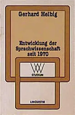 Produktbild von Entwicklung der Sprachwissenschaft seit 1970