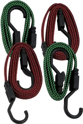 Produktbild von Expander/ Spanngummi/ Spannseil - Set, 4-teilig, flach, J-Haken von PETEX