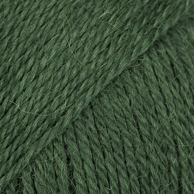 Produktbild von DROPS Alpaca Garn 9032, 100% Superfine Alpaka, Dunkelgrün, 50g/167m, Weich & Robust