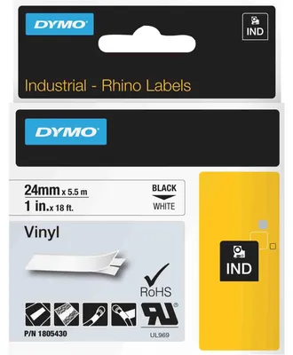 Immagine prodotto di DYMO 1805430 nastro per etichettatrice Nero su bianco