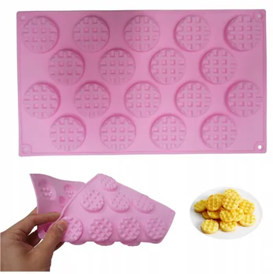 Image de MTSidea Forme Silicone Mini Gaufres Pâtisserie