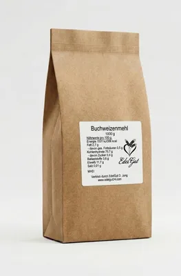 Produktbild von Buchweizenmehl 1 kg, glutenfrei, GMO frei