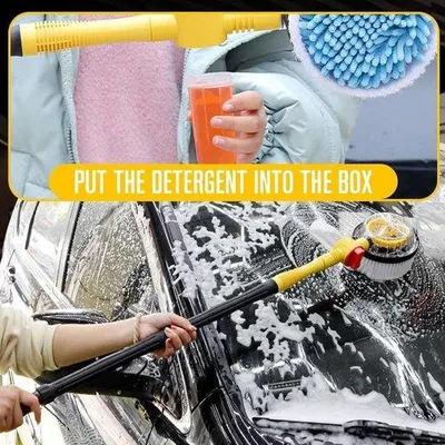 Produktbild von Rotierende Wasbürste 100cm mit Handgriff und Seifenspender