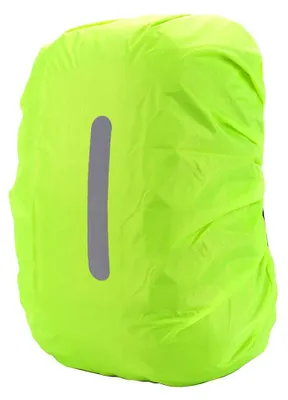 Imagen del producto de Funda impermeable y resistente al viento para mochila, de 10 a 80 litros, con reflectantes, ideal para la escuela y el senderismo