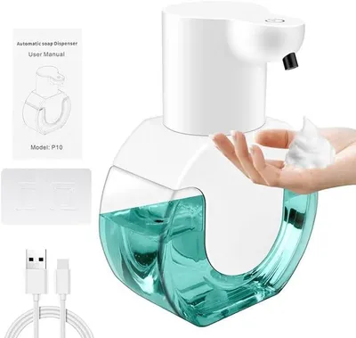 Produktbild von 420ml Automatischer Schaumseifenspender USB Wandmontage