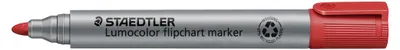 Produktbild von STAEDTLER Lumocolor 356 Flipchart-Marker mit Rundspitze Einzelprodukt rot