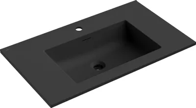 Produktbild von Mexen Otis Einbauwaschbecken 81 x 46,5 cm, schwarz matt - 25188071