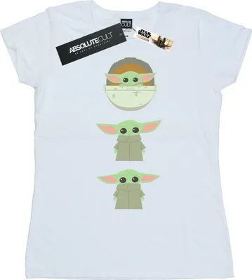 Produktbild von Star Wars - "The Mandalorian The Child" T-Shirt für Damen BI43018 (XXL) (Weiß)
