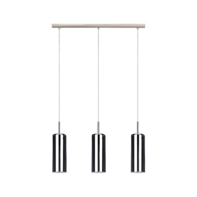 Image de Eglo 98695 SELVINO E27 triple lampe à suspendre 710x100mm noir-transparent
