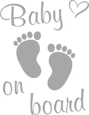 Produktbild von Hermann Schütz Aufkleber Fußabdrücke Baby on board