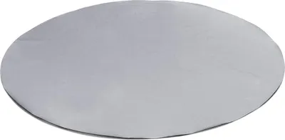 Image de (600g/m²) Bâche ronde de camion/PVC sans oeillets (gris RAL7042, 380 cm) Bâche de couverture de piscine Bache de protection de piscine