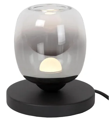 Image de Lucide TAMINO - Lampe de table - Ø 15 cm - LED - 1x6W 3000K - noire