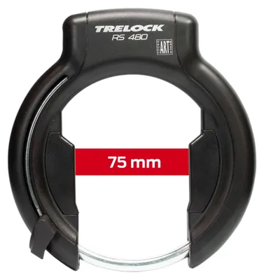 Produktbild von Trelock Rahmenschloss RS 480 NAZ nicht abziehb. Schlüssel, schwarz
