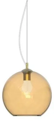 Zdjęcie produktu dla Ideal Lux 339047 NEMO SP1 D20 Lampa wisząca D200 mm 1xE27 w kolorze bursztynowym