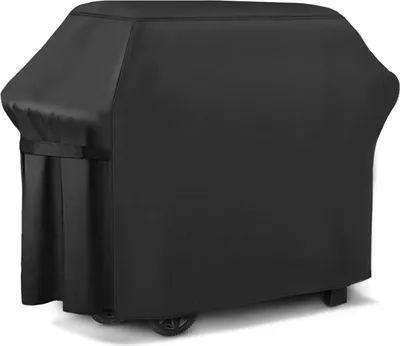 Produktbild von Deluxe Grillabdeckung, Schwarz, S 105x100x48 cm – Wasserdichter BBQ Schutz [084]