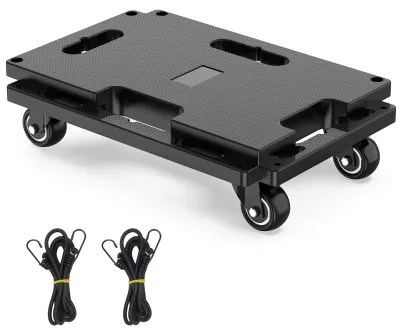 Immagine prodotto di Carrello per il trasporto di mobili, capacità di 136 kg, carrello robusto a 4 ruote per carichi pesanti