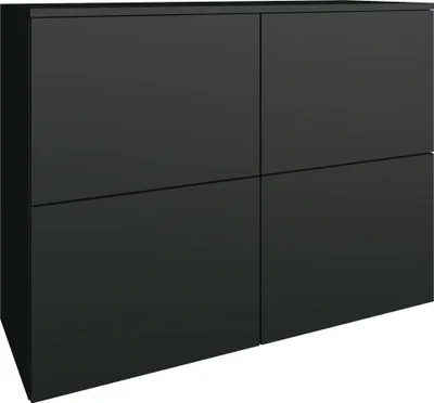 Produktbild von Kommode "Rova" 4-türig schwarz